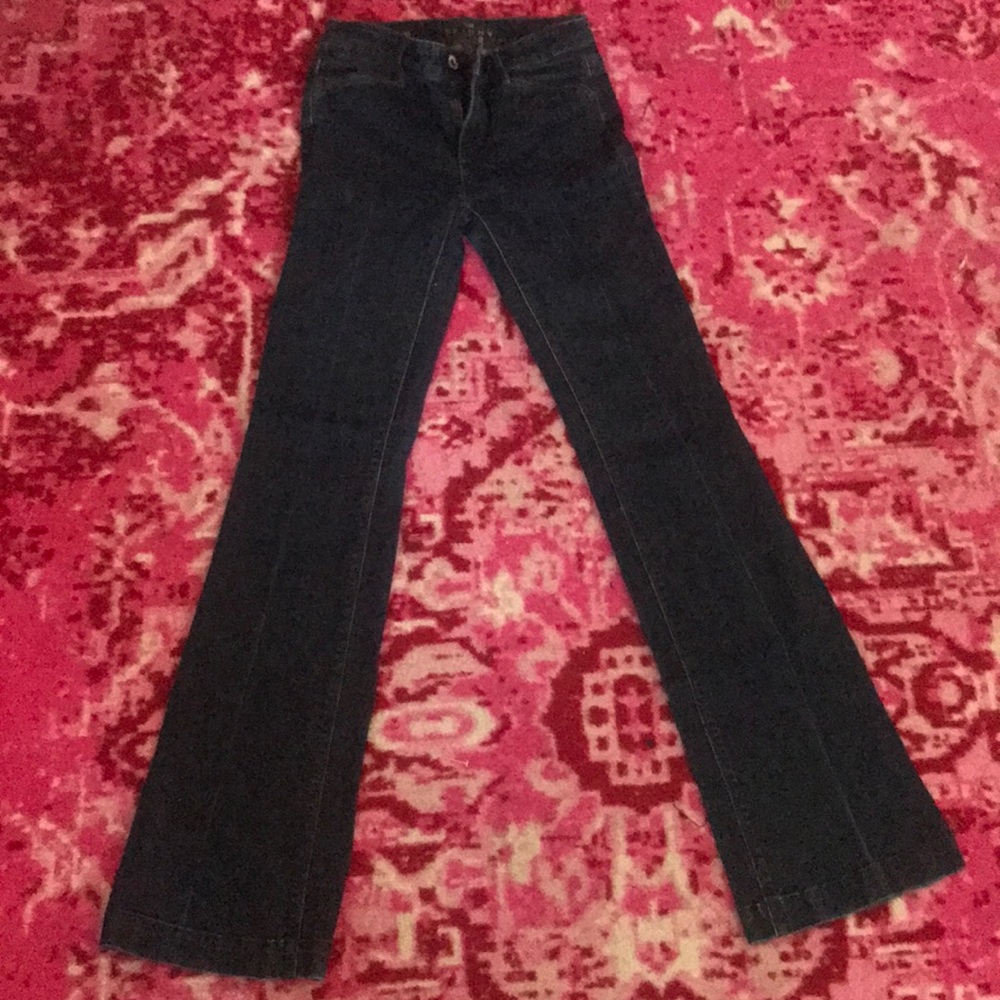 White House black market skinny flared jeans